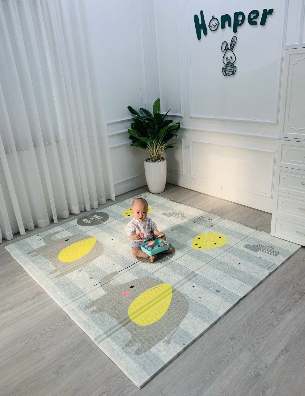 Thảm Xốp XPE HONPER loại dày 1-1.5cm - BH 6 tháng