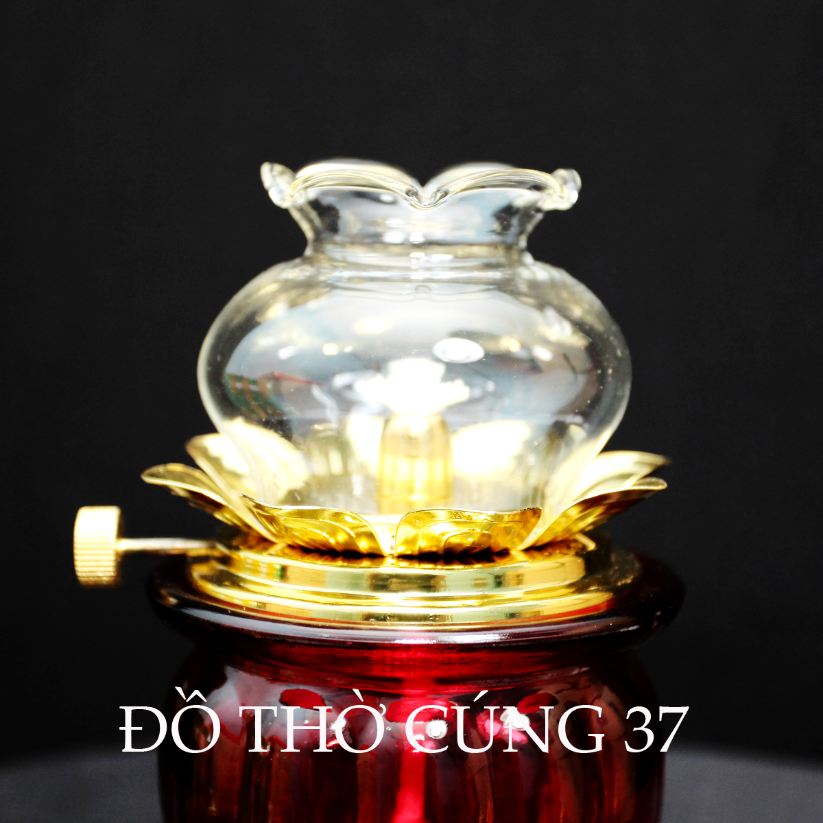 ĐÈN DẦU THỦY TINH , ĐÈN DẦU LƯU LY - 037