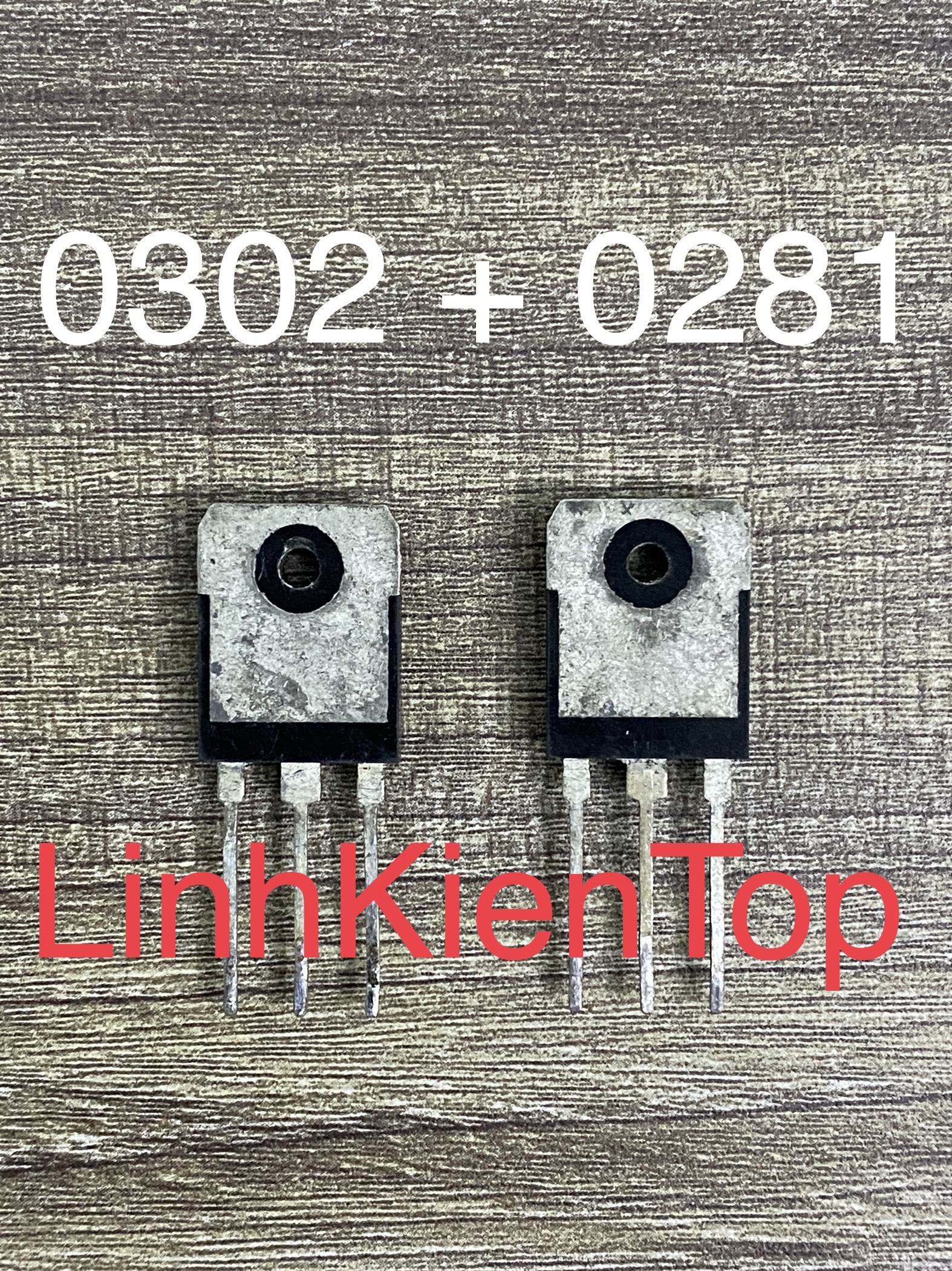 Cặp NJW0302 và NJW0281 tháo máy chân zin