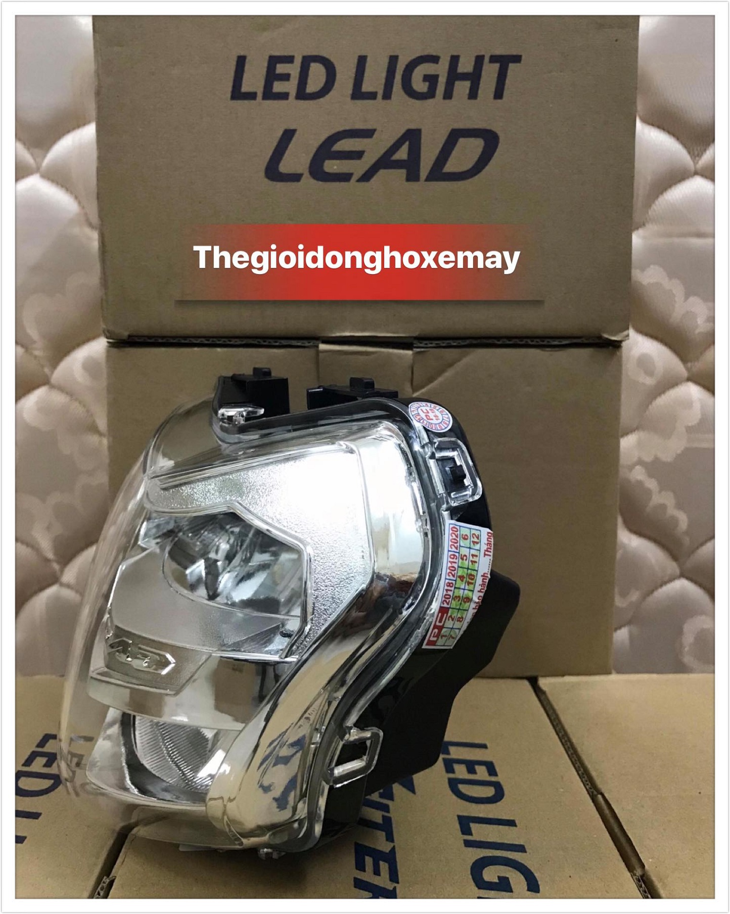 đèn pha led 2 tầng cao cấp PC Ledlights cho xe máy LEAD