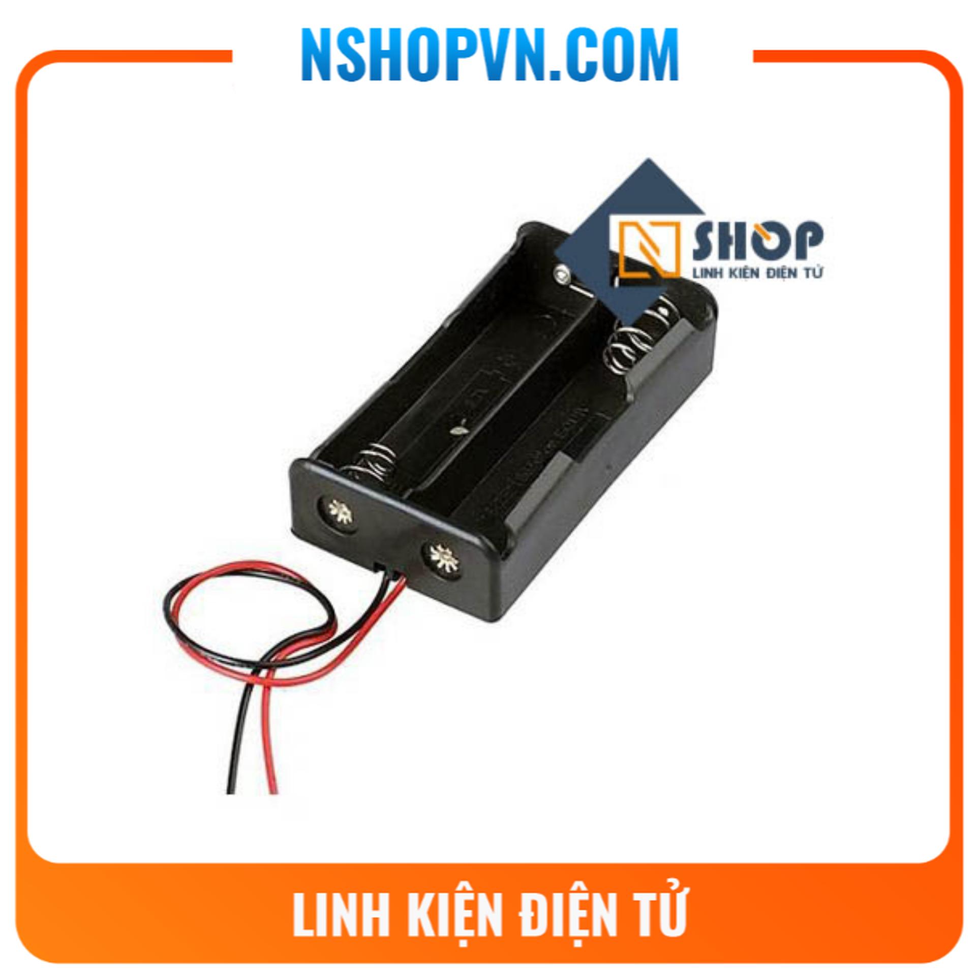 Bộ 2 Hộp đế pin 18650 2 cell