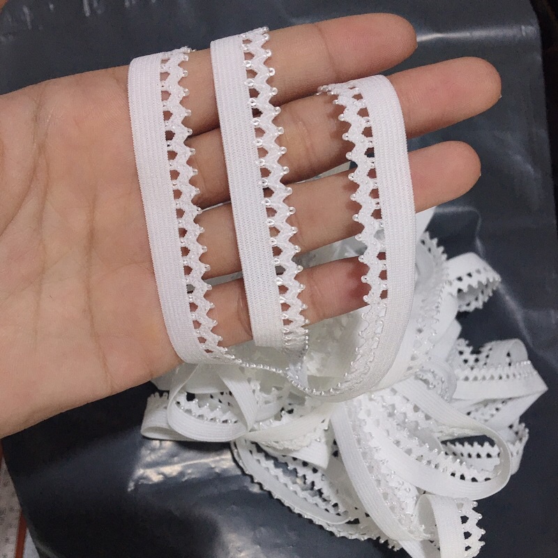 10m REN THUN BẢN 1.3cm màu trắng