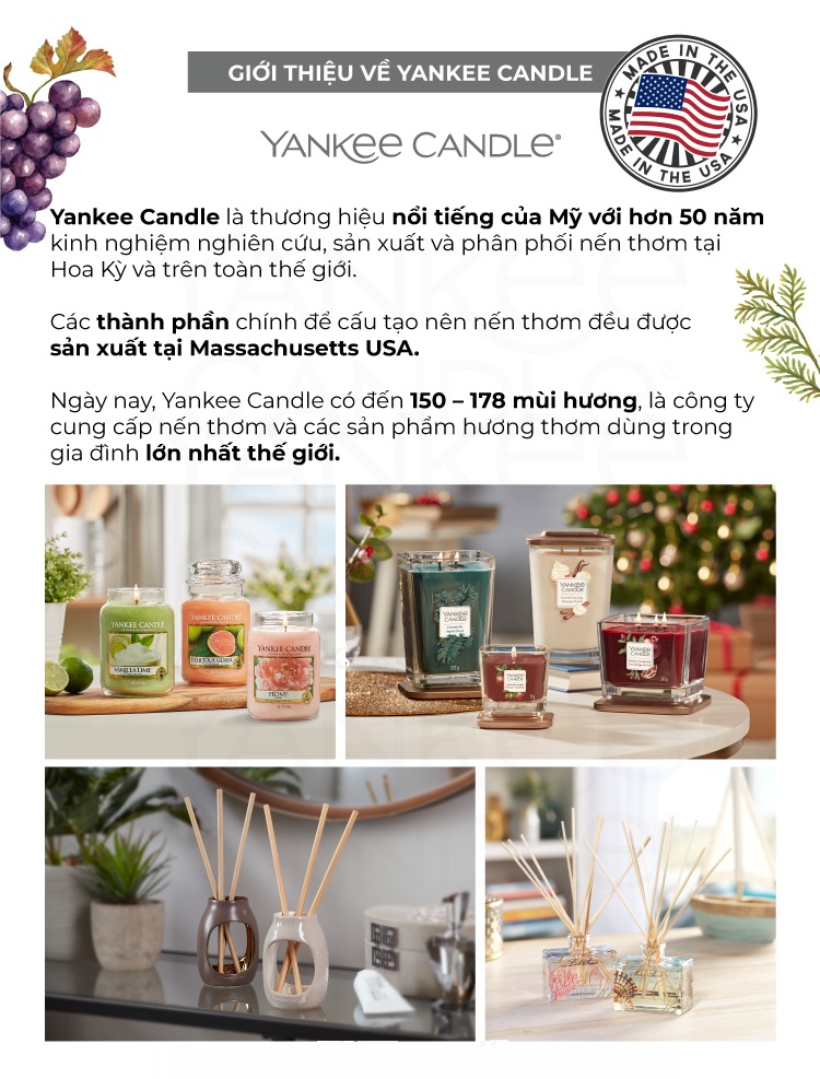 Nến hũ Yankee Candle size L - Beach Walk