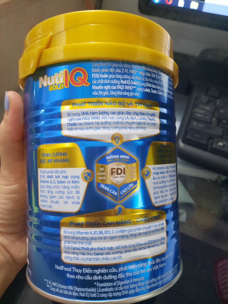 Sữa bột Nuti IQ gold số 2 400g