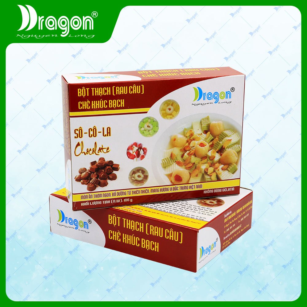 Bột Thạch Chè Khúc Bạch Socola Dragon 106gram