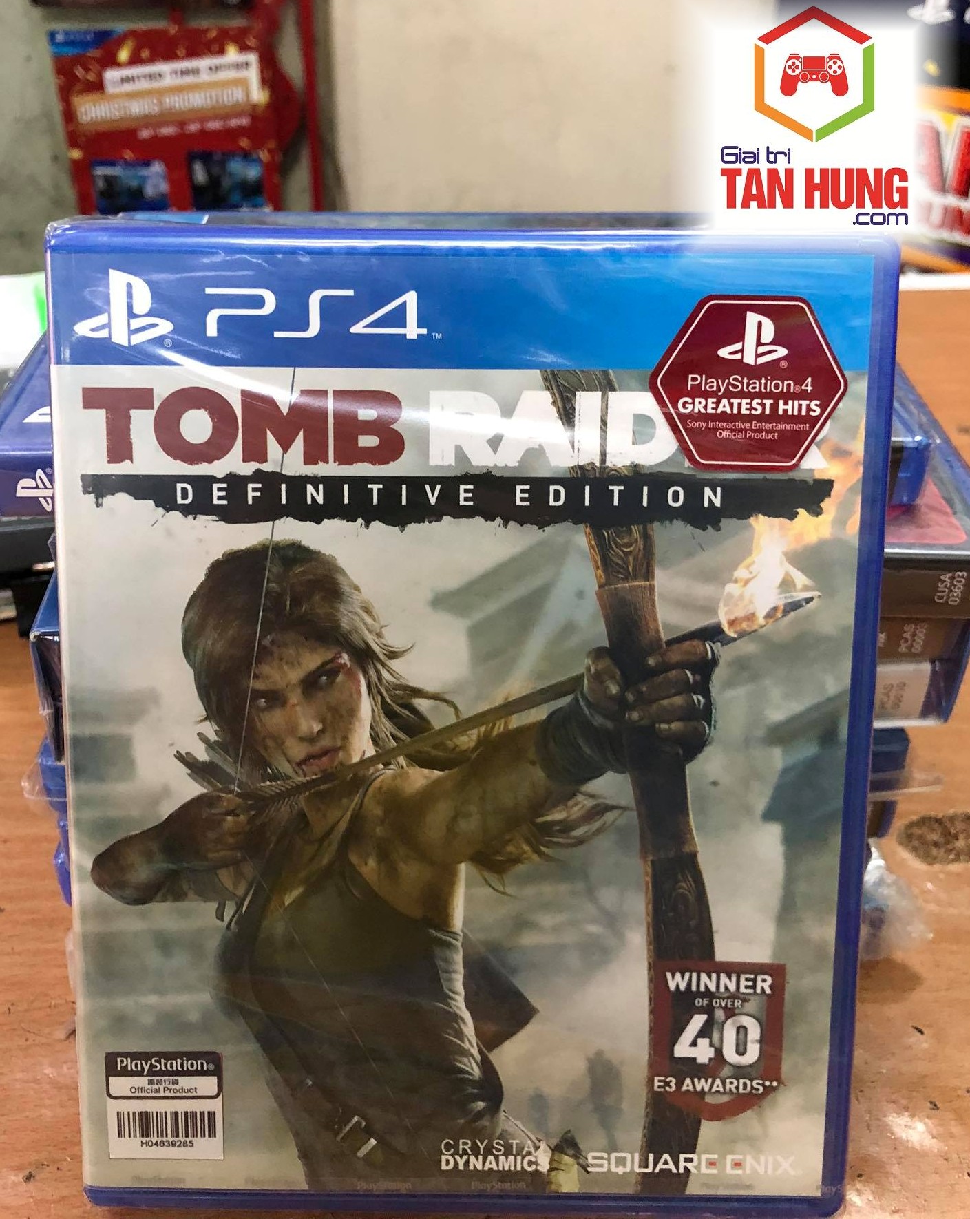 Đĩa Game PS4 Tomb Raider Definitive Edition