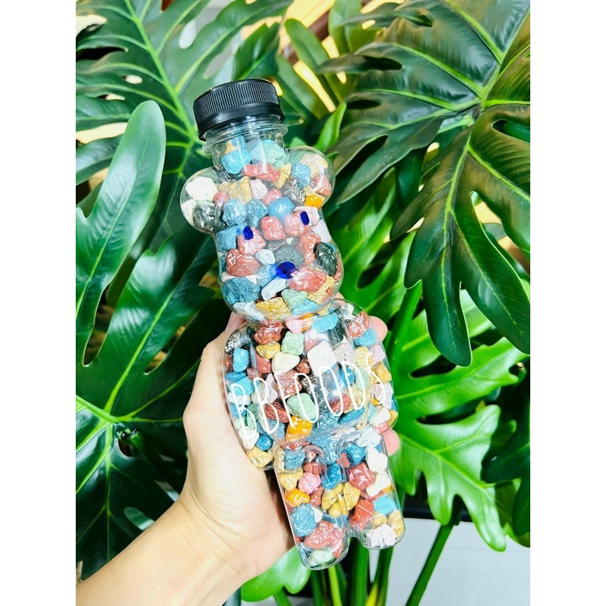 Kẹo chai gấu BearBrick Teddy siêu cute