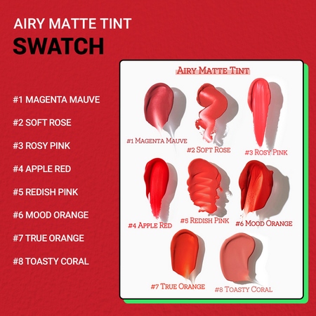 Son kem mỏng nhẹ môi INNISFREE Airy Matte Tint