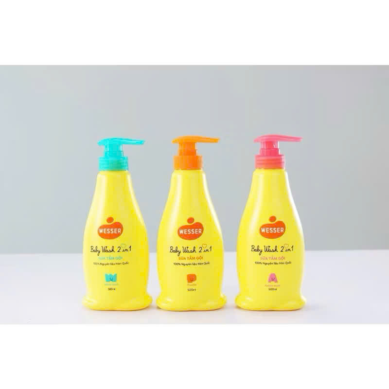 SỮA TẮM GỘI EM BÉ WESSER 500 ml