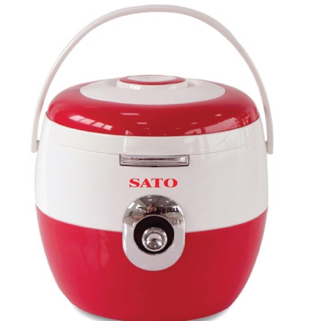 Nồi cơm điện Cao cấp SATO S18-89C(Đ) 1.8L (Đỏ trắng)