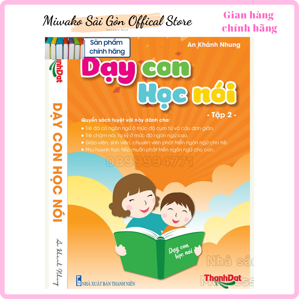 Dạy con học nói trọn bộ (tập 1 + tập 2)