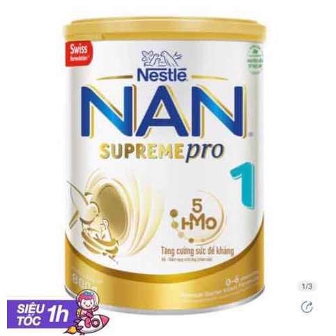Sữa NAN SUPREME PRO số 1 800g