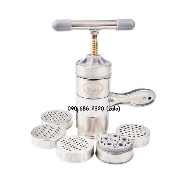 dụng cụ làm bún inox - dụng cụ làm bún 5 đầu
