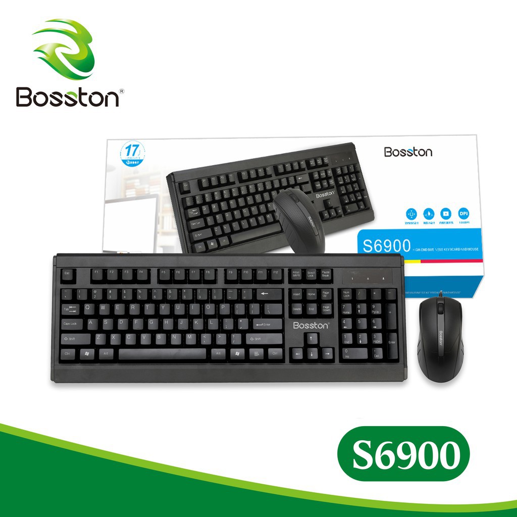 COMBO bàn phím chuột  BOSSTON DAY S6900