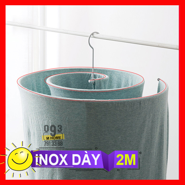 Sào Phơi Đồ Inox Cây Phơi Quần Áo Tiết Kiệm Không Gian
