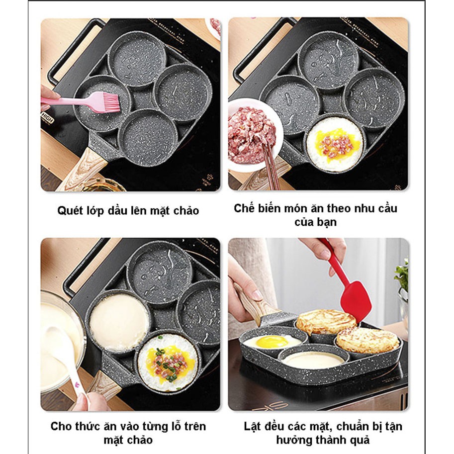 CHẢO CHỐNG DÍNH 4 NGĂN