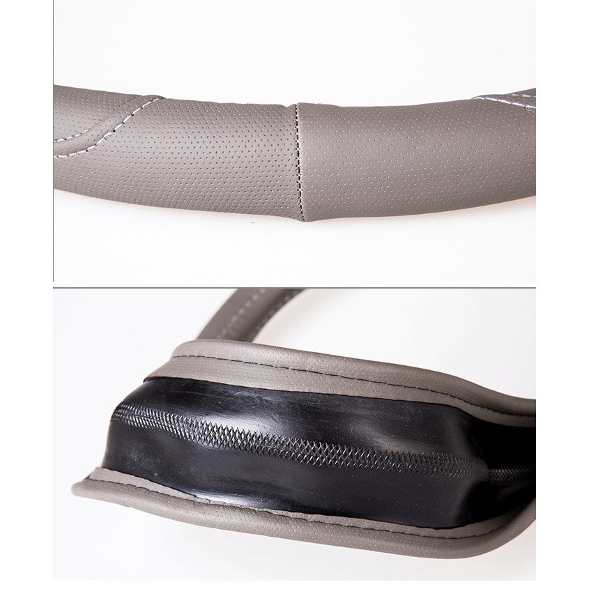 Bọc vô lăng ô tô da trơn đường kính 38cm