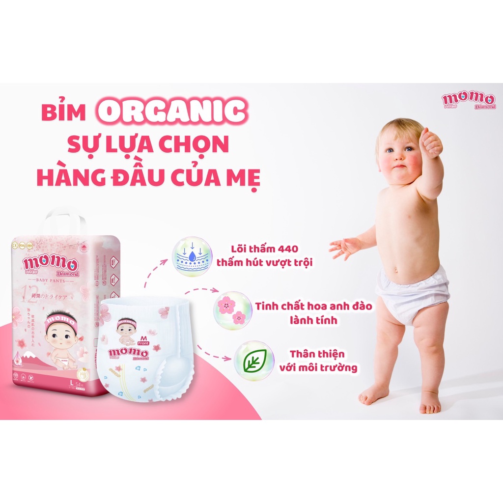 ComBo 2 bịch MOMO DIAMOND tặng khăn tắm lông cừu