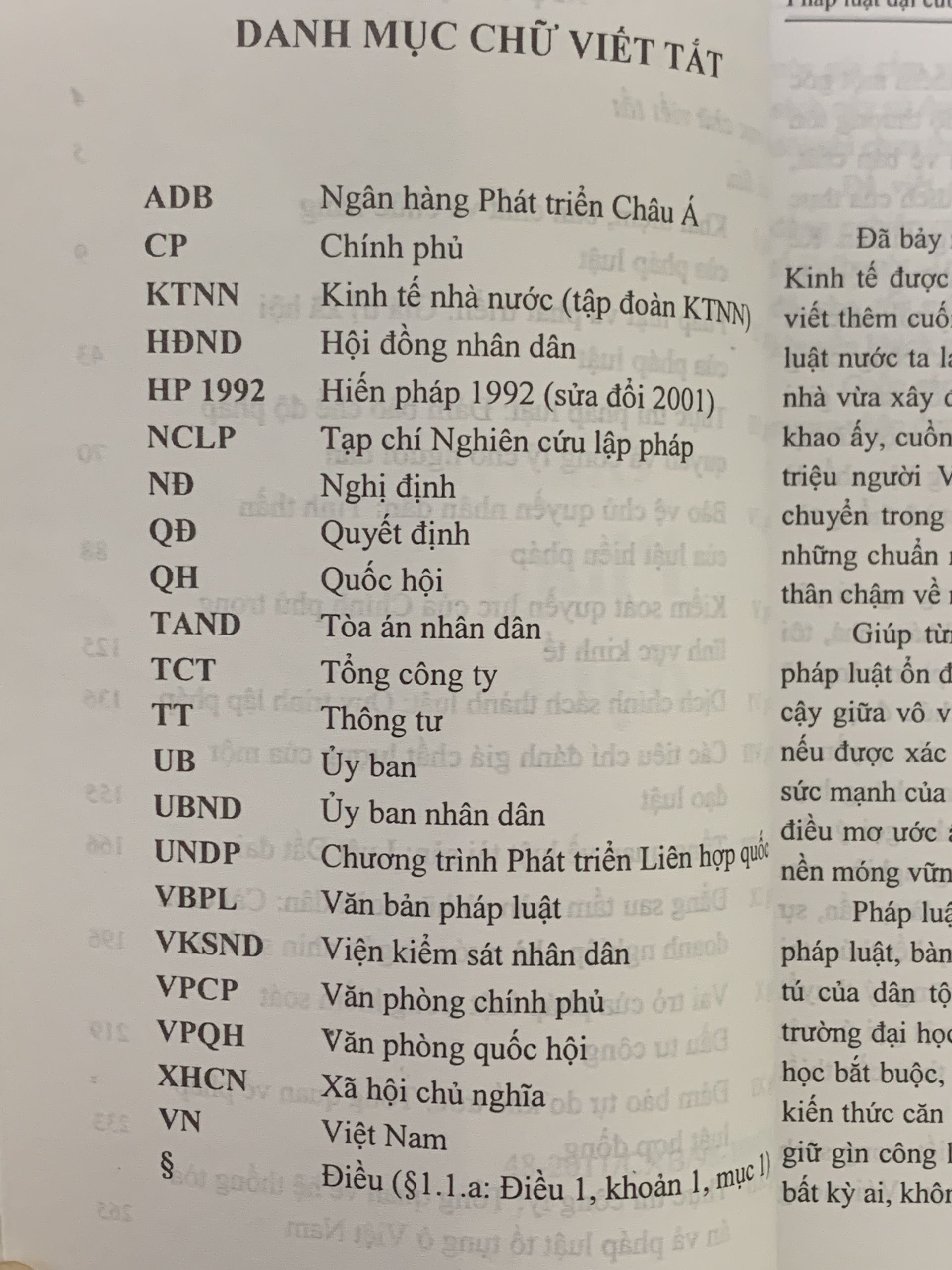 Giáo Trình Pháp Luật Đại Cương ( PGS. TS. Phạm Duy Nghĩa )