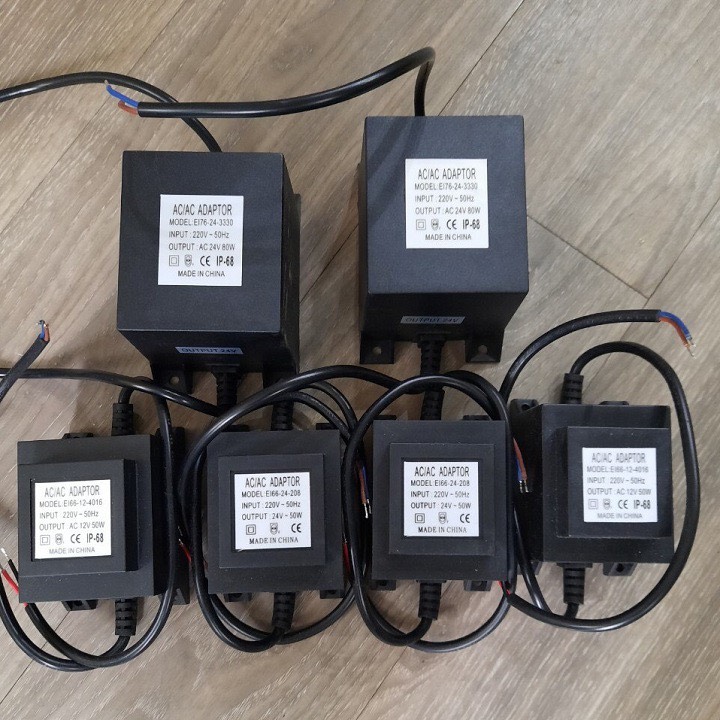 Bộ Chuyển Đổi Nguồn Đèn Dưới Nước 24V Công Suất 200w 150w 105w 50w 30w 20w 10w Chống Nước IP68 Nguồn Đèn Âm Nước