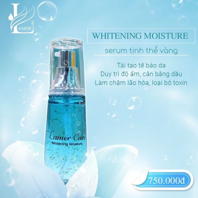 Serum tinh thể vàng 24k Dr Lacir - cấp ẩm dưỡng da trắng khỏe căng bóng