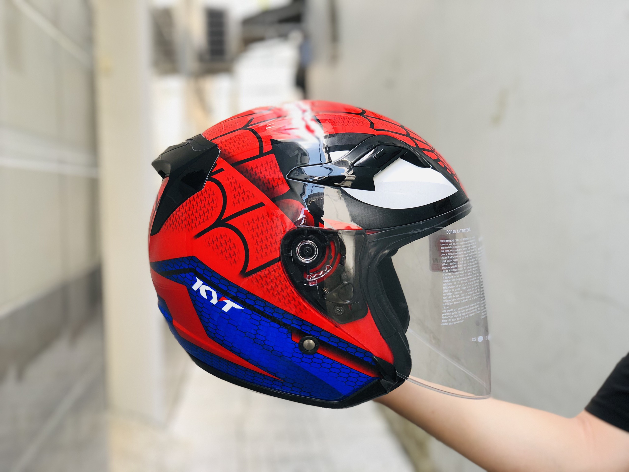 MŨ BẢO HIỂM KYT VENOM SPIDER MAN MARVEL
