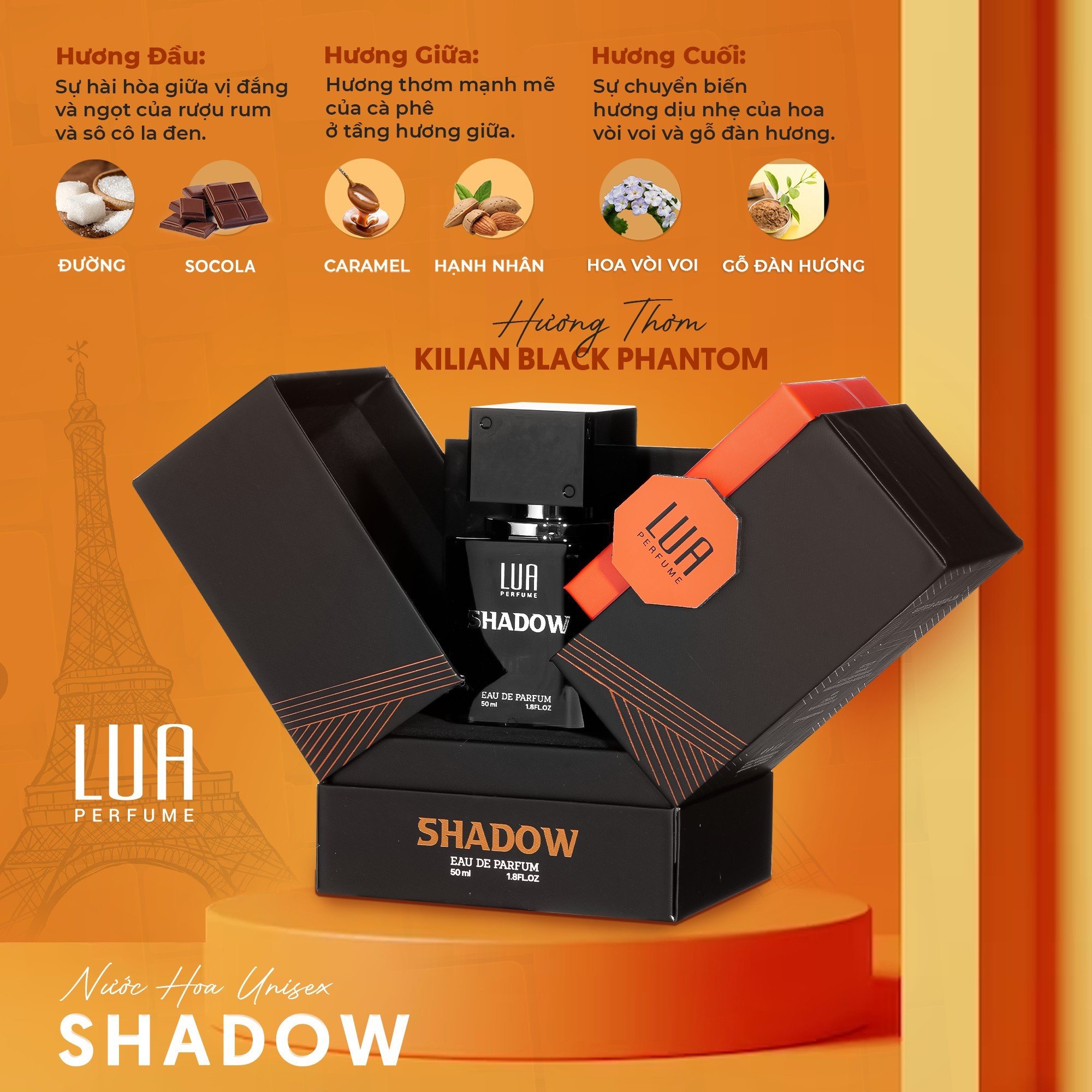 Nước Hoa Nam Shadow 50ml LUA Perfume