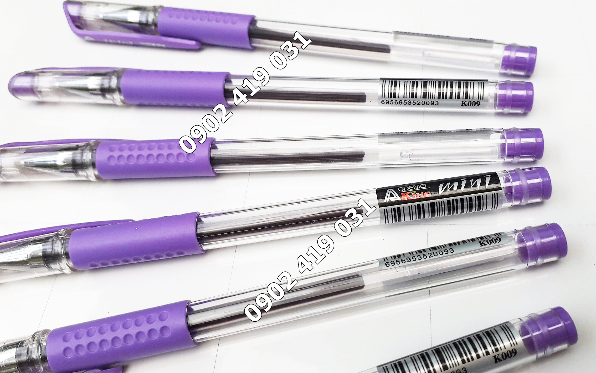 [HCM]Hộp 12 Bút Mực Tím ODEMEI - K009 [ Bút Gel mực nước ]