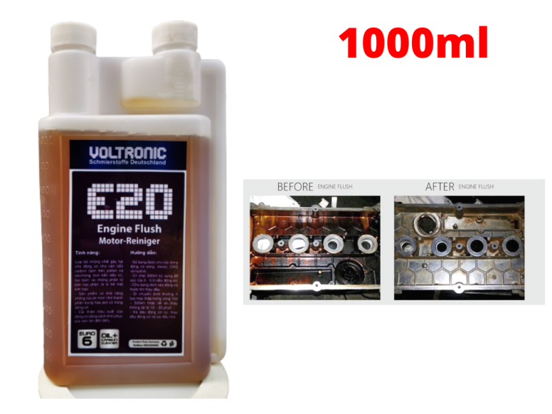 Phụ Gia Xúc Rửa Động Cơ Chuyên Dụng Voltronic E20 1000ml