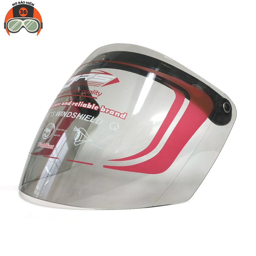 Kính gắn nón bảo hiểm hãng - Kính GRS NE-4 kính cho mũ ¾