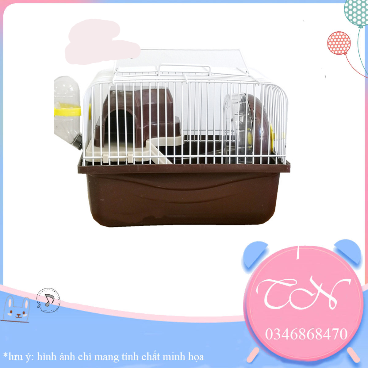 [SIÊU CHẤT]Lồng hamster mini full có tầng lửng