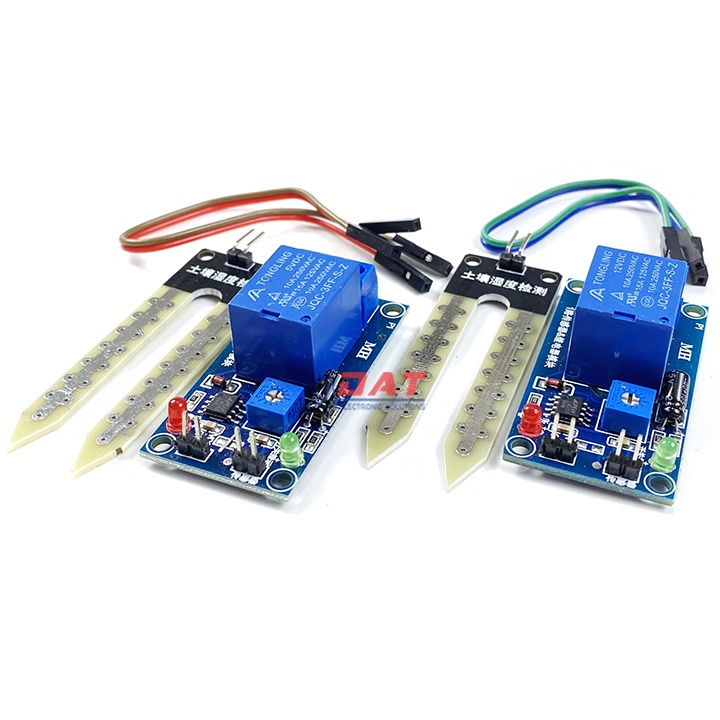 Mạch Cảm Biến Độ Ẩm Đất Đóng Ngắt Relay 5V 12V