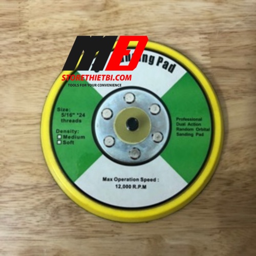 Đế chà nhám dán 5” (Loại dán lông)