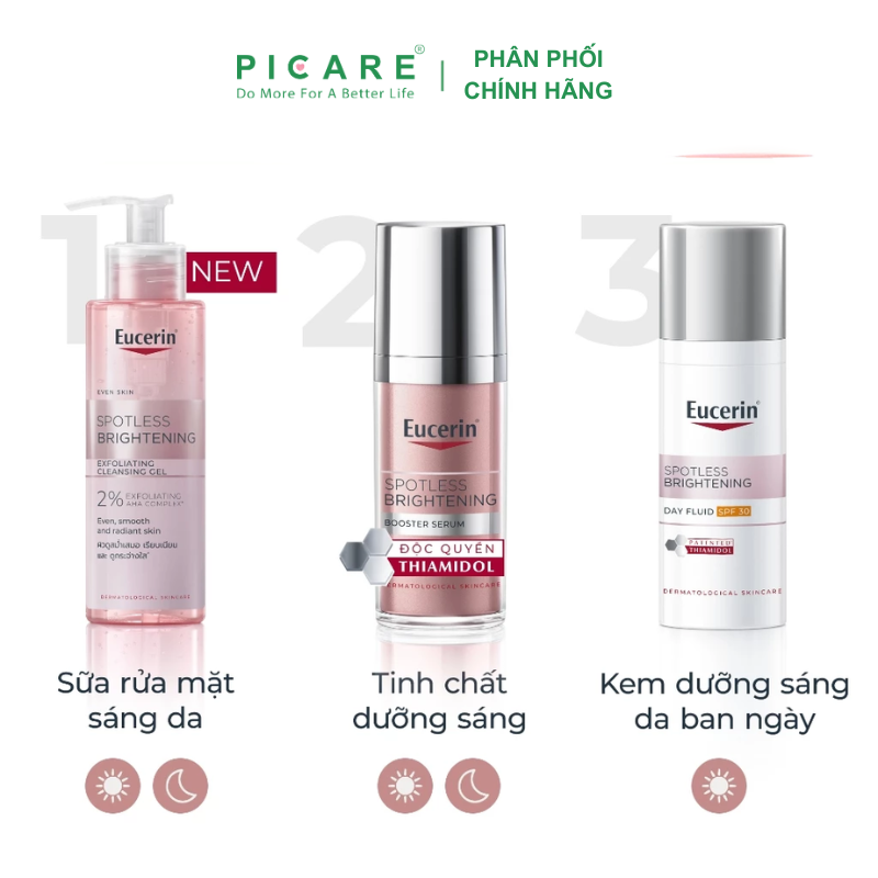 [GIẢM 20K ĐƠN 399K] Kem dưỡng trắng sáng da ban ngày EUCERIN ULTRAWHITE+ SPOTLESS SPF30 50ml