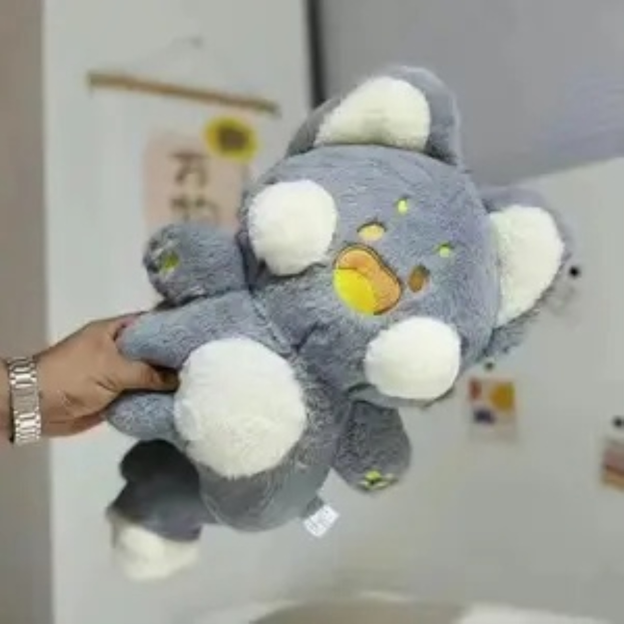 ✲✧☜ lj7.7 gấu bông đồ chơi yadou hình mèo nhồi bông mềm mại