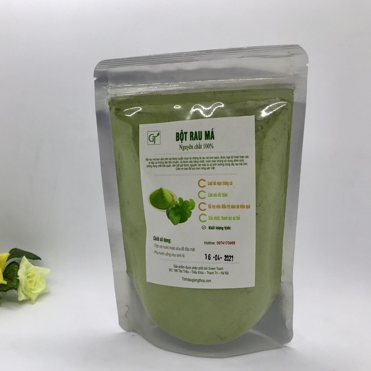 200gr bột rau má sấy lạnh nguyên chất 100%