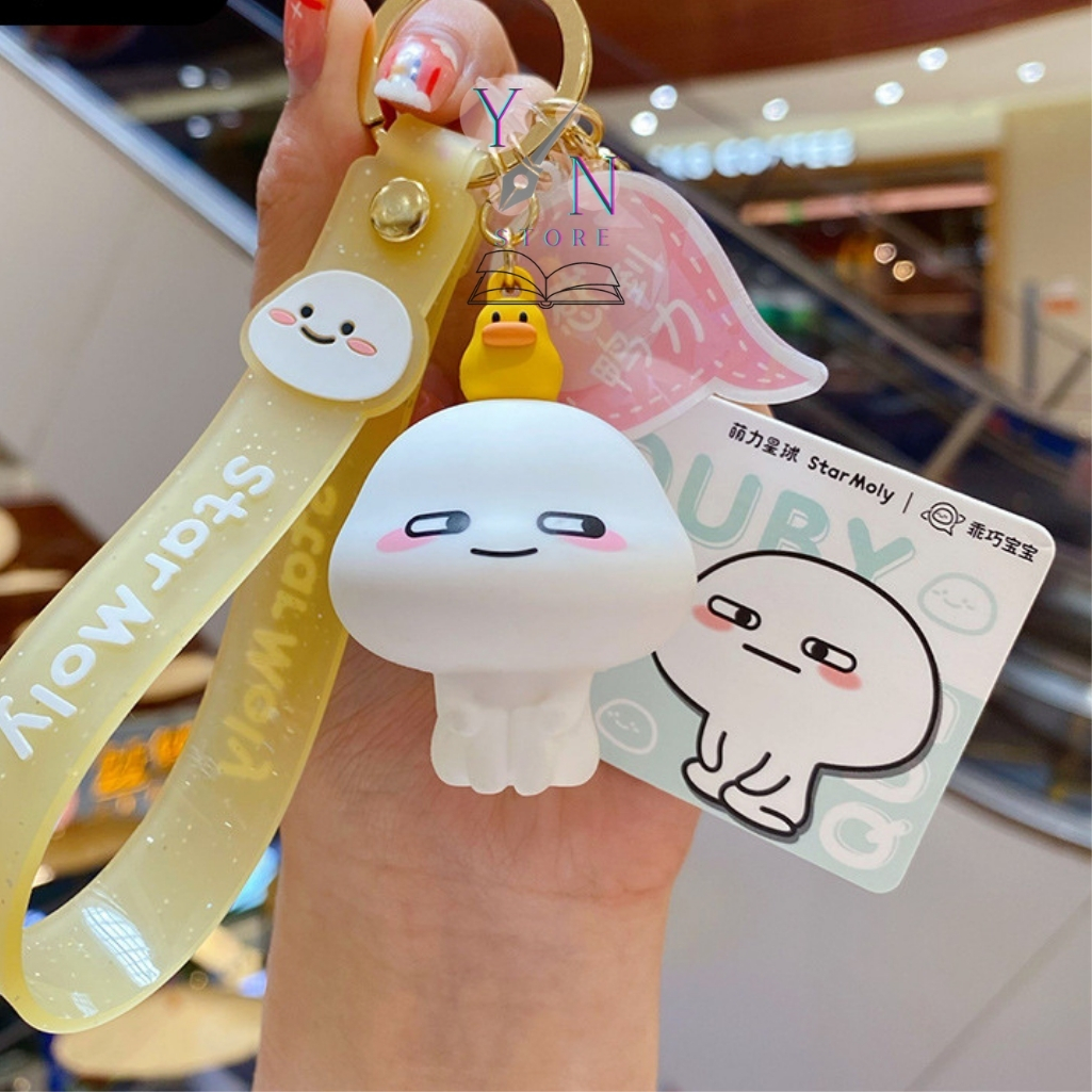 Móc Khóa Hoạt Hình 50 Sắc Thái Siêu Cute