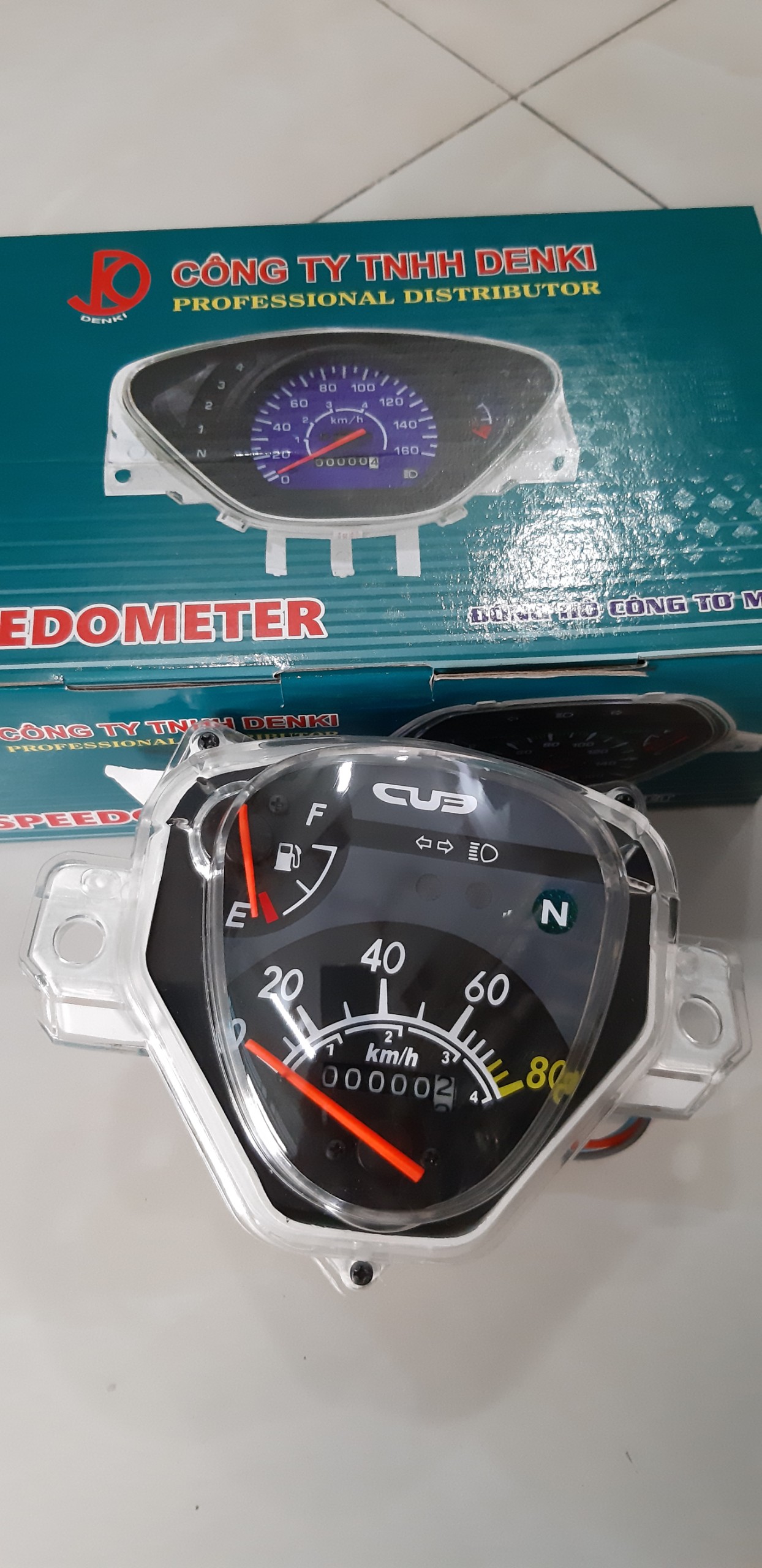 Đồng hồ công tơ mét dành cho xe Cub 81 mới (80km)