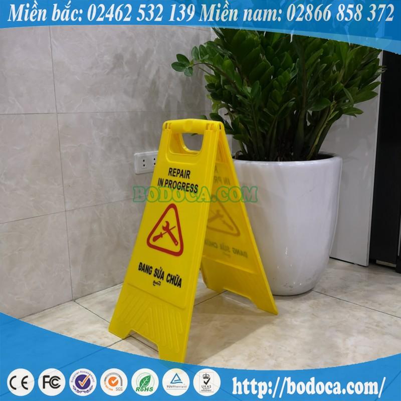 [HCM]Biển cảnh báo đang sửa chữa Bodoca