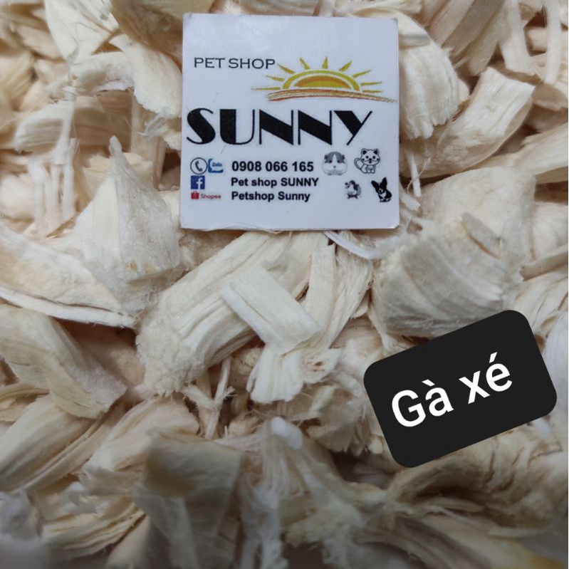 Thịt Gà Sấy (Gà Viên/Gà Xé) Dinh Dưỡng Cho Hamster, Mèo