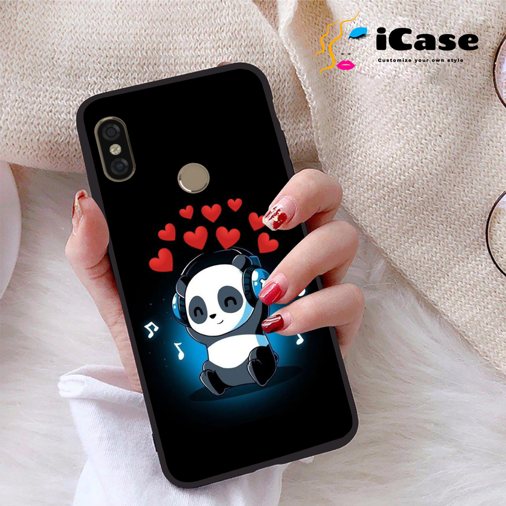 Ốp lưng Xiaomi Redmi Note 5 Pro viền dẻo TPU BST Panda