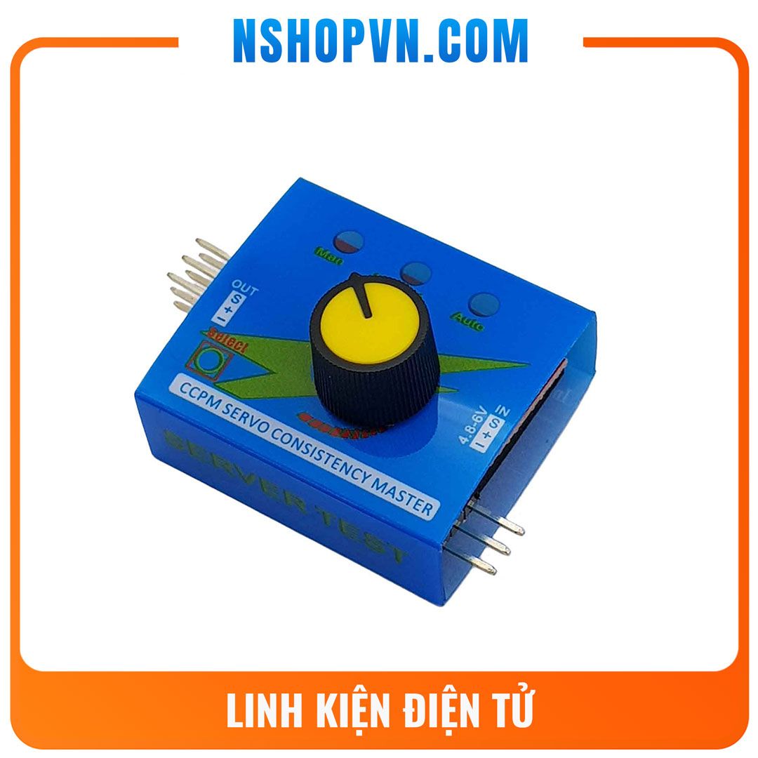 Mạch test động cơ rc servo