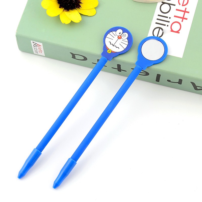 Combo 6 Bút Biểu Cảm Kèm Gương Nhỏ Doremon Doraemon