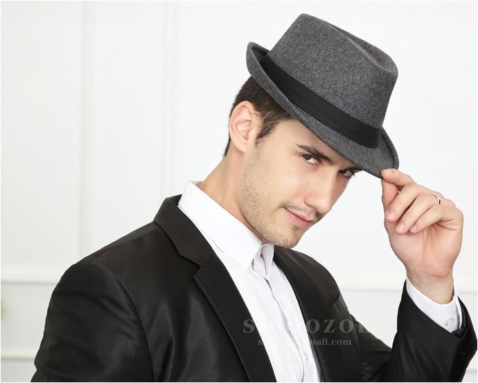 Mũ phớt cao bồi nam phong cách Anh, nón phớt nỉ nam cao cấp, mũ panama nam vành nhỏ, mũ fedora thời trang, mũ phớt nam vành nhỏ