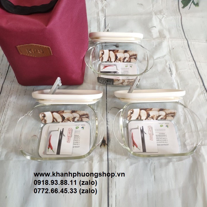 [HCM]bộ hộp cơm lock&lock - hộp cơm lock&lock