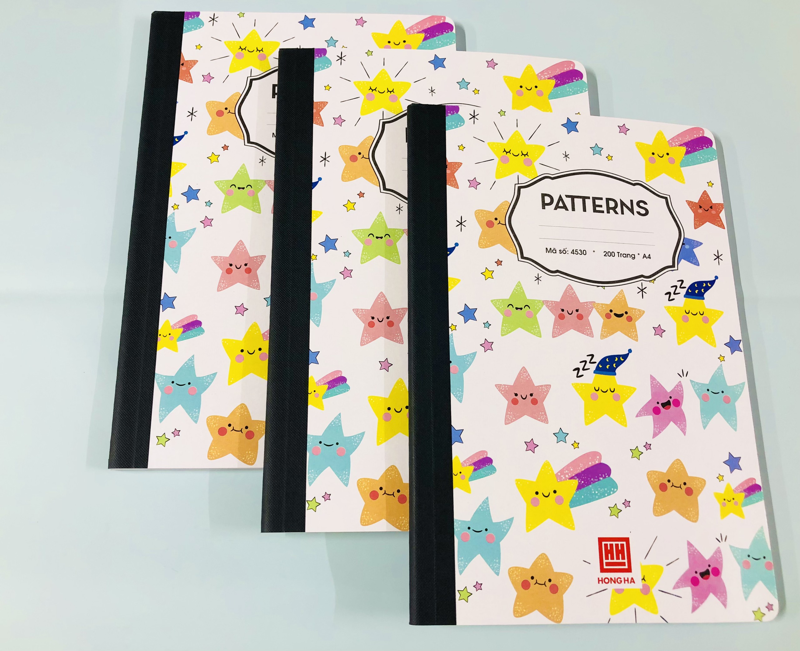Sổ Patterns 200T A4 Hồng Hà Dòng Kẻ Rõ Nét