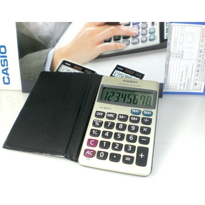Máy tính Casio bỏ túi mini LC-403TV