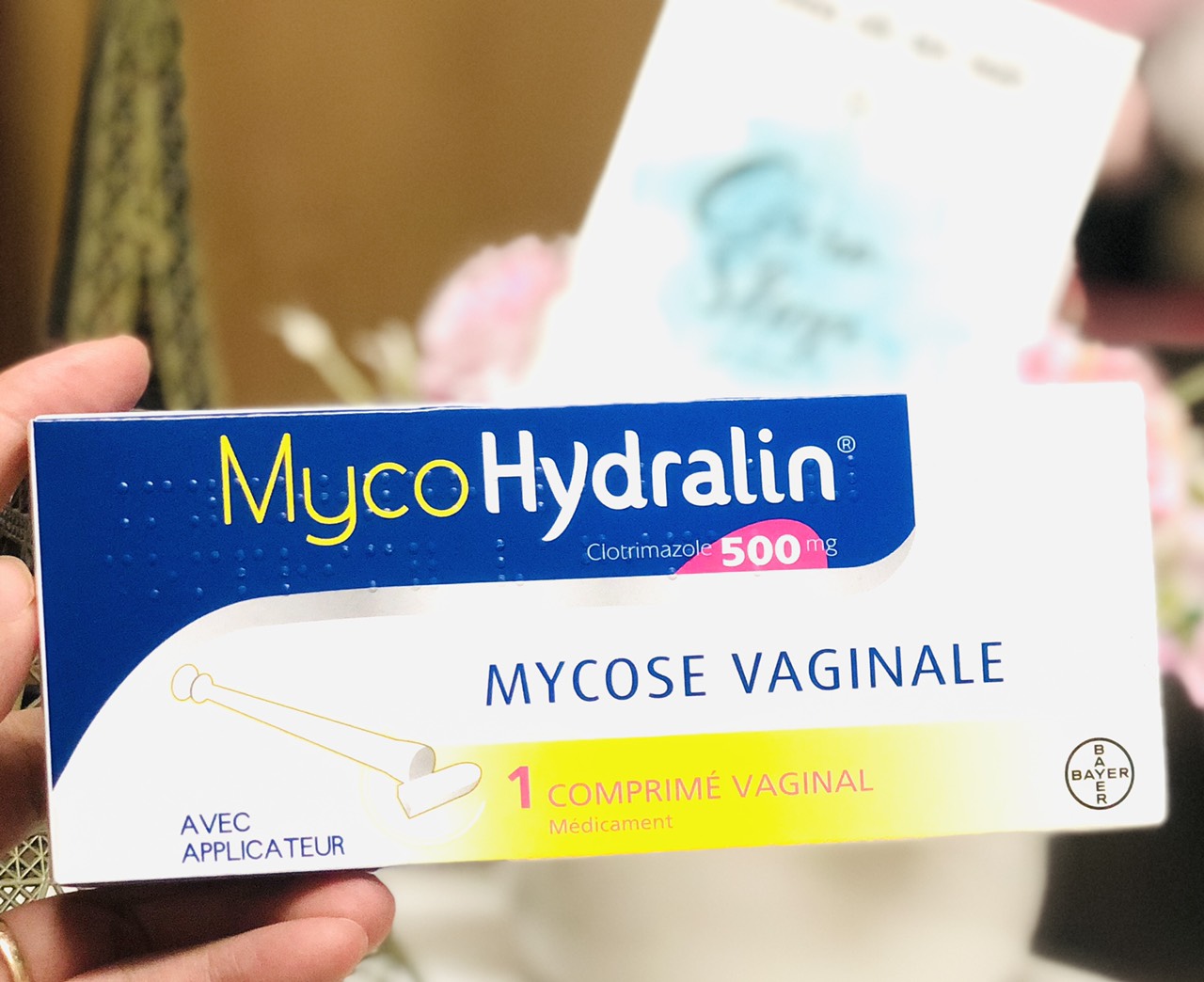 Viên đặt Myco Hydralin ( MycoHydralin ) 500mg - Nội địa Pháp date 2024