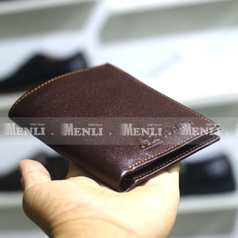 [DA BÒ] Ví đứng da bò thật 100% MENLI VLZ17