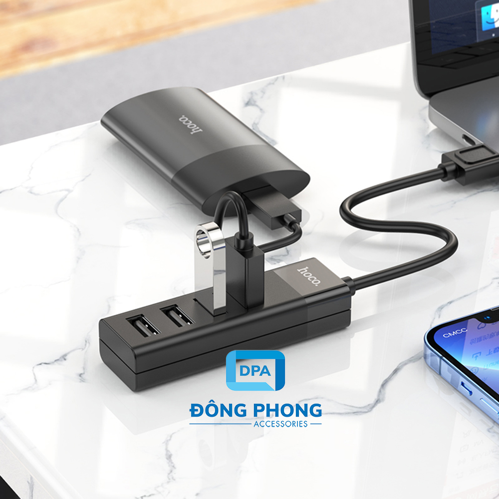 Bộ Chia Cổng USB 2.0, USB 3.0 Hoco HB25 Chính Hãng